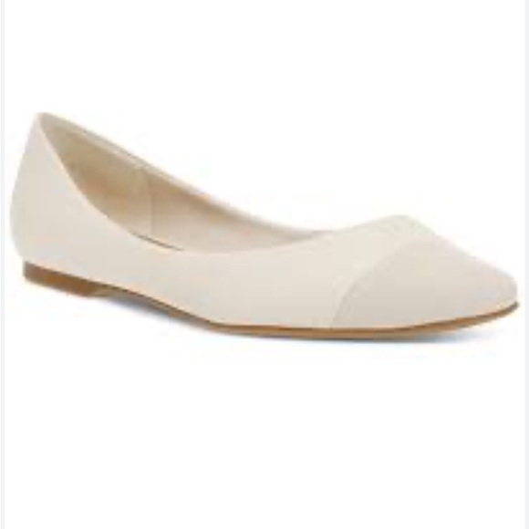 Dv Dolce Vita Women's Melinda Ballet Cap-toe Flats, Ivory, Size 9.5 - Picture 1 of 10
